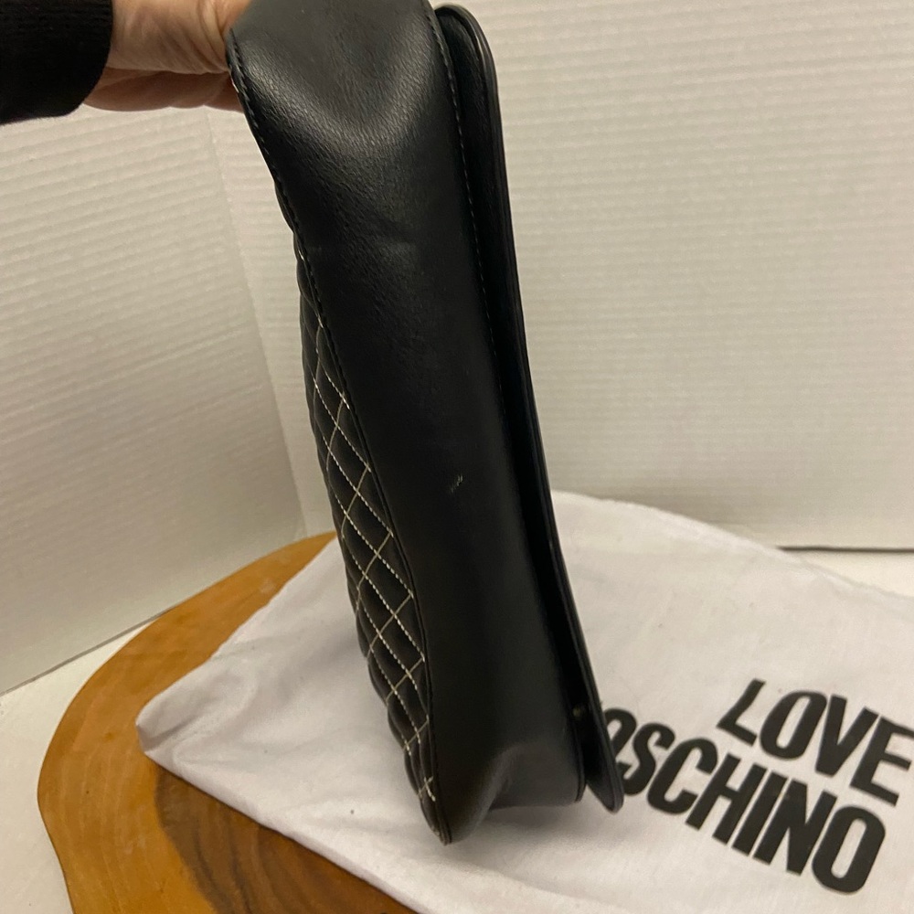 Love Moschino Quilted Shoulder Bag & DustBag - Picture 3 of 9